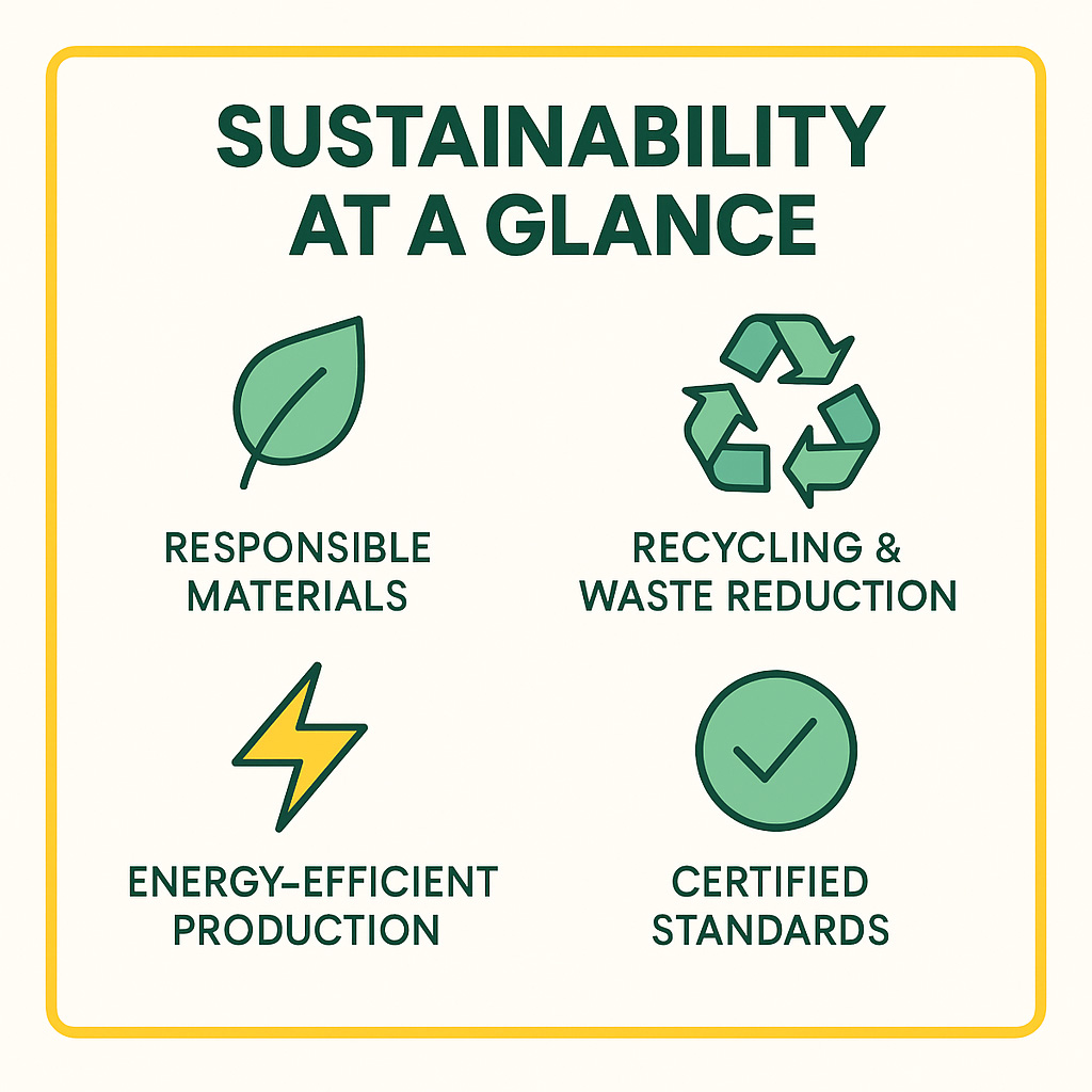 Sustainability and the environment