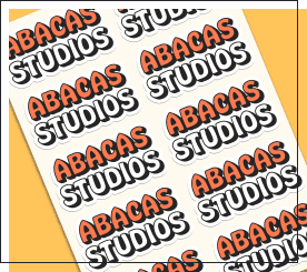 A4 Sticker sheet icon