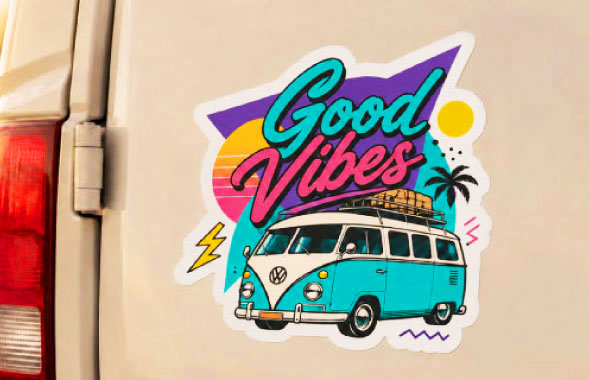 Vinyl car stickers